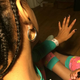 Black nail polish and hoop earrings?! Emmy, the writer’s daughter, is allowed to adorn her 8-year-old self in ways the writer never could.
Aliya S. King